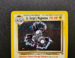 Pokemon Lt. Surge's Magneton 8/132 - Gym Heroes Holo Rare - NM Vintage WotC - Image 3