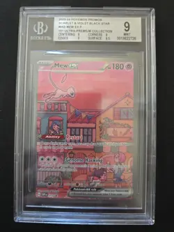 2023-24 POKEMON - MEW EX #053 PROMO - SCARLET & VIOLET 151 - BGS 9 - Image 1