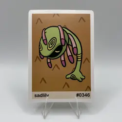 Pookiemoot Gen 3 - Sadlily (Cradily) #0346 - Pokemon Fan Art Non TCG - Image 1