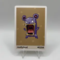 Pookiemoot Gen 3 - Reallyloud (Loudred) #0294 - Pokemon Fan Art Non TCG - Image 1