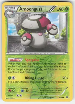 Amoonguss 9/99 Rare Next Destinies Pokemon Reverse Holo MP - Image 1