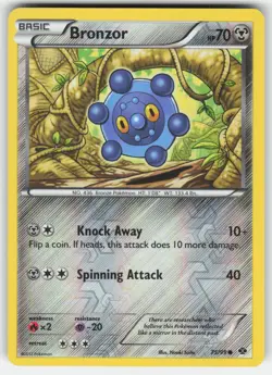 Bronzor 75/99 Common Next Destinies Pokemon Reverse Holo LP - Image 1