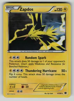 Zapdos 41/99 Next Destinies Pokemon HP - Image 1