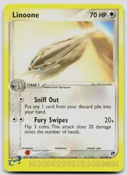 Linoone 44/100 Sandstorm Pokemon LP - Image 1