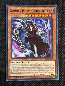 3x YuGiOh! - Gimmick Puppet Rouge Doll MP25-EN380 Common 1st Edition Near Mint - Image 2