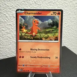 Pokemon Charmander [Cosmos Holo] 004/165 Holo Promo Rare - Image 3