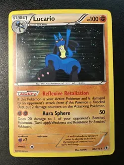 Lucario [HP] 80/113 - Holo Legendary Treasures - Pokemon TCG - Image 1