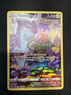 Lot of 3 Pokemon TCG Crown Zenith Galarian Gallery - Swablu, Thievul,Toxricity - Image 2