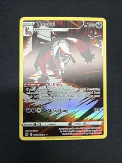 Lot of 3 Pokemon TCG Crown Zenith Galarian Gallery - Swablu, Thievul,Toxricity - Image 3
