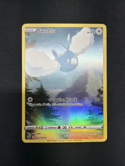 Lot of 3 Pokemon TCG Crown Zenith Galarian Gallery - Swablu, Thievul,Toxricity - Image 4
