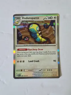 Dudunsparce 080/131 Holo Rare Prismatic Evolutions Pokemon Holo Near Mint - Image 1