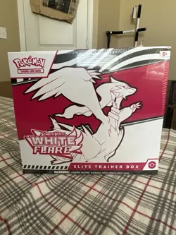 Pokemon Scarlet & Violet White Flare Elite Trainer Box 1 Box English Reshiram - Image 1