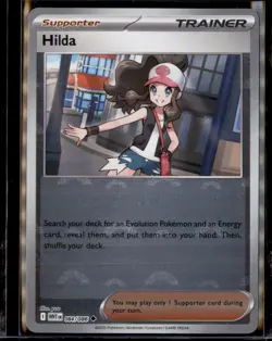Hilda Pokeball Pattern 84/86 Pokemon Scarlet & Violet - White Flare - Image 1
