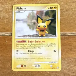 Pichu 93/123 Common Mysterious Treasures Pokemon Lightly Played Yuka Morii - Image 1