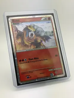 Pokemon TCG • Entei (Shiny) • Black Star Promo HGSS20 • NM Cosmos Holo, Swirl - Image 1