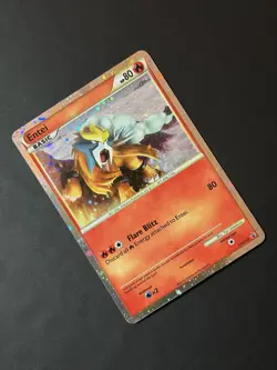 Pokemon TCG • Entei (Shiny) • Black Star Promo HGSS20 • NM Cosmos Holo, Swirl - Image 4