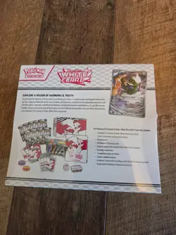 POKEMON Scarlet and Violet White Flare ELITE TRAINER BOXsealed new - Image 2