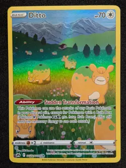 Ditto GG22/GG70 Holo Crown Zenith Galarian Gallery Pokemon NM - Image 1