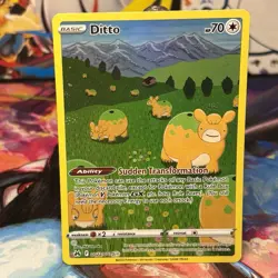 Pokemon Ditto Ultra Rare Holo Crown Zenith: Galarian Gallery GG22/GG70 NM - Image 1