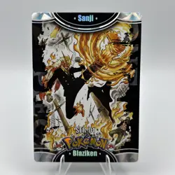 Pokemon Mengka 2.0 - Blaziken x Sanji One Piece SER-01 - Chinese Non TCG - Image 1
