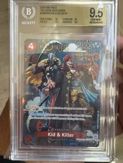 One Piece 2026 Kid & Killer SP 9.5 Gem Mint ENGLISH New BGS Slab - Image 3