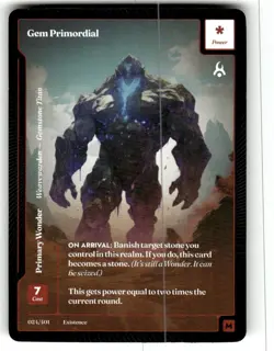 Wonders of the First Gem Primordial 024/401 Mythic Existence NM - Image 1