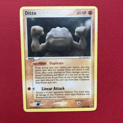 Pokemon TCG 2005 Delta Species Ditto Geodude 62/113 Regular Non Holo LP/MP Card - Image 1