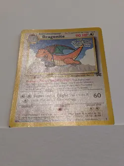 Dragonite Black Star Promo 5 Pokemon Vintage 1999 WB The First Movie- LP - Image 3