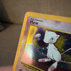 Mew Black Star Promo #9 Holo 2000 Vintage Pokemon Card MP Raw - Image 2