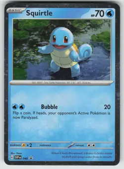 Squirtle - (Cosmos Holo) Promo SV: Scarlet & Violet Promo Cards 048 NM - Image 1