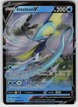Inteleon V Promo SWSH: Sword & Shield Promo Cards SWSH016 NM - Image 1