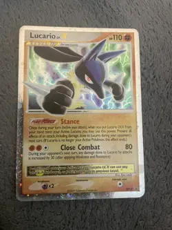 Pokemon TCG Lucario Lv X Promo Holo - Pokemon Promos Promotional Card - Image 3