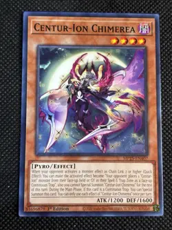 3x YuGiOh! - Centur-Ion Chimerea MP25-EN407 Common 1st Edition Near Mint - Image 2