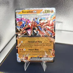 Koraidon Ex 121/217 ASCENDED HEROES MEGA EVOLUTIONS POKEMON CARD NM-M 2026 - Image 2