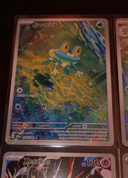 Pokemon TCG Illustration Rare 4 Card Lot Froakie Frogadier Xerneas Piplup Nm-Mnt - Image 2