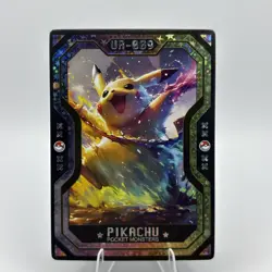 Pokemon Mengka 2.0 - Pikachu UR-009 Card - Chinese Non TCG Mengka v2 - Image 1