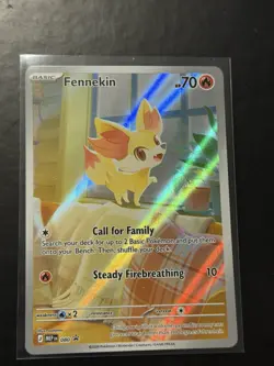 Nintendo Pokemon TCG Fennekin 080 Mega Evolution Promo Cards Promo Holo EN 2026 - Image 2