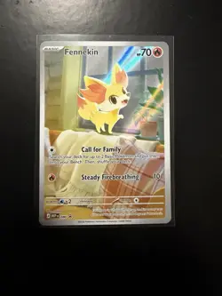 Nintendo Pokemon TCG Fennekin 080 Mega Evolution Promo Cards Promo Holo EN 2026 - Image 3