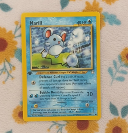 The Pokemon Company Marill Neo Genesis 1st Edition Regular Common EN 2000 66/111 - Image 1
