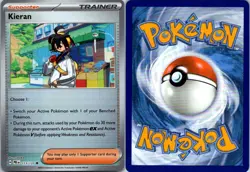 Kieran 113/131 Pokeball Holo UC Prismatic Evolutions Pokemon NM - Image 3