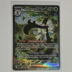 Pokemon Meowscarada ex 256/193 Paldea Evolved SIR Full Art Holo EN - Image 1