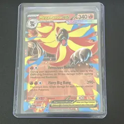Mega Pyroar ex 15/86 Double Rare Pokemon Chaos Rising NM - Image 3