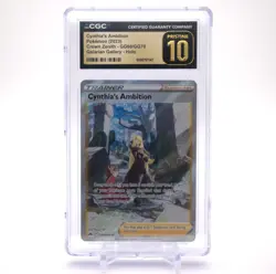 CGC PRISTINE 10! Pokemon | Cynthia's Ambition #GG60 - ULTRA RARE! - Crown Zenith - Image 1