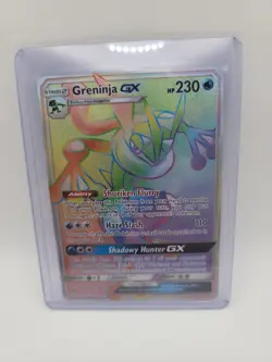 Greninja Gx Secret Rare 133/131 Holo Forbidden Light Pokemon - Image 1