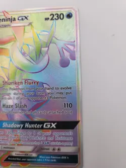 Greninja Gx Secret Rare 133/131 Holo Forbidden Light Pokemon - Image 4