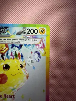 Pokemon TCG Pikachu ex #238/191 Surging Sparks SIR NM Condition - Image 5