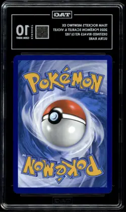 Pokemon TCG Team Rockets Mewtwo EX 213/182 TAG 10 GEM MINT - Image 2