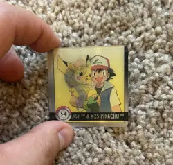 Vintage Pokemon TCG Action Flipz S-4 Premier Edition Ash & #25 Pikachu Hologram - Image 1
