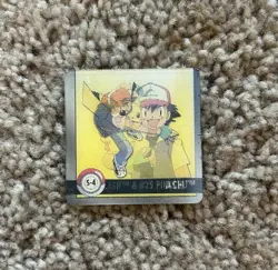 Vintage Pokemon TCG Action Flipz S-4 Premier Edition Ash & #25 Pikachu Hologram - Image 3