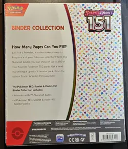 Pokemon TCG 151 Binder Collection Brand New Unopened New Factory Sealed Boosters - Image 2